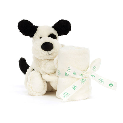 Bashful Black & Cream Puppy Soother (RECYCLED FIBERS) - Little Pickles Toy Store