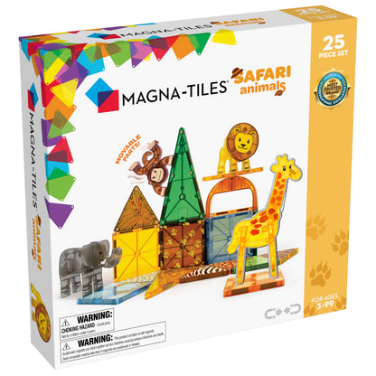 Magna-Tiles Safari Animals 25-Piece Set - Little Pickles Toy Store