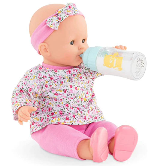 Corolle Milk Bottle with Sounds for 14” and 17” Baby Dolls