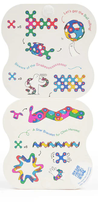 Clixo Tiny And Mighty 9pcs - Dino