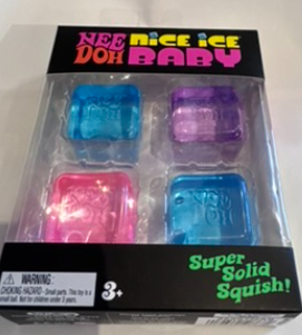 NeeDoh Nice Ice Baby Multi Pack - Pack of 4 (No Returns or Refunds)