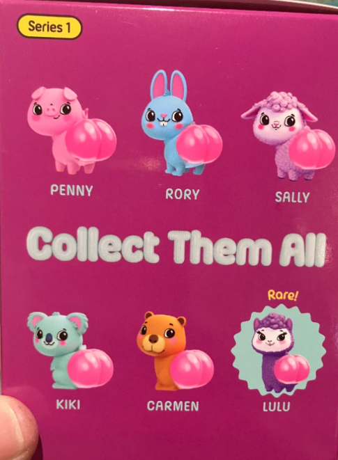 Squishy Tushy Toys Series 1