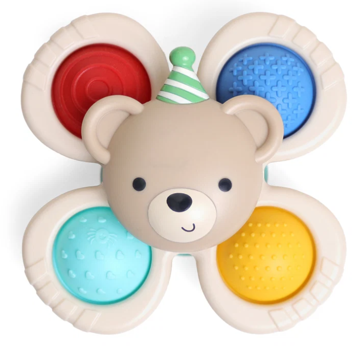 Itzy Pop & Whirl Bath & Travel Toy - Circus Bear