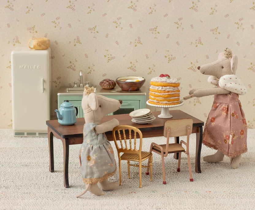 Maileg Fridge, Mouse - Off White