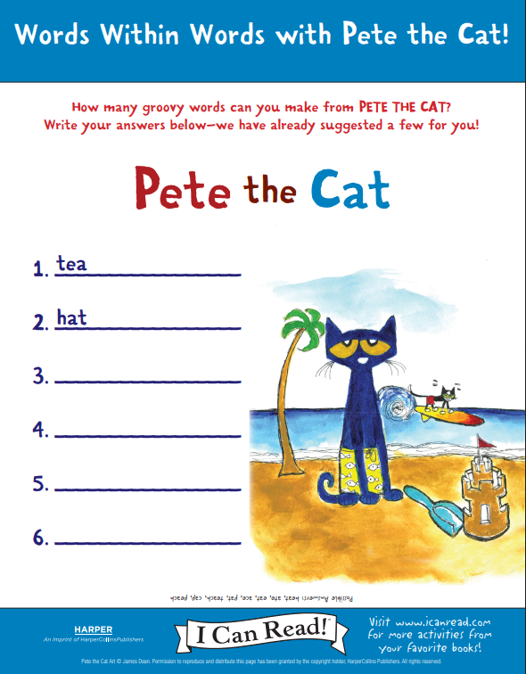 Pete the Cat - I Love My White Shoes