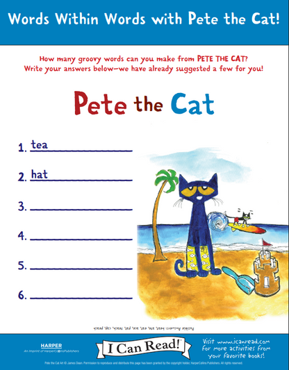 Pete the Cat - I Love My White Shoes