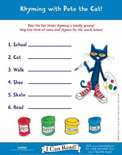 Pete the Cat - I Love My White Shoes
