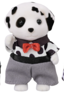 Calico Critters Dalmation Family - Set of 4 Figures