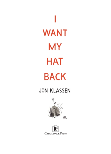 I Want My Hat Back Picture Book