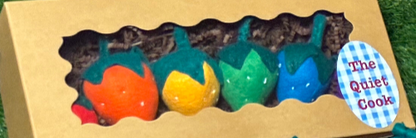 Handmade Soft Toy Rainbow Strawberries - Set of 6