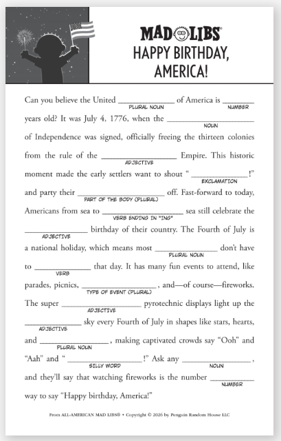 Mad Libs