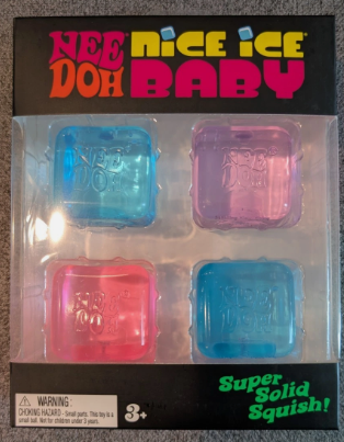 NeeDoh Nice Ice Baby Multi Pack - Pack of 4 (No Returns or Refunds)