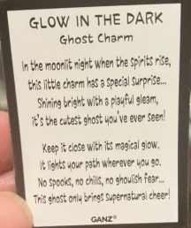 Glow in the Dark Ghost Charm