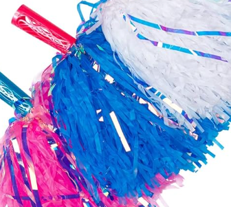 Kess Ice Pom-Poms Blue/Pink Handles