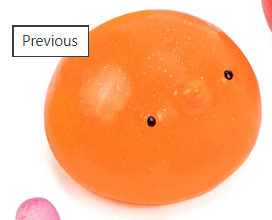 Jumbo Glitter Mochi Squeeze Toy