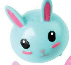 Splat Pets Squeeze Toys -Purple Cat, Blue Bunny or Pink Pig