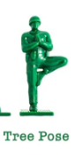 Yoga Joes - Green Army Men In Yoga Poses