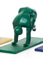Rainbow Yoga Joes - Army Men In Yoga Poses