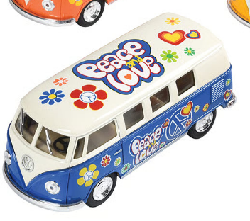 Die Cast 1962 VW Bus with Print