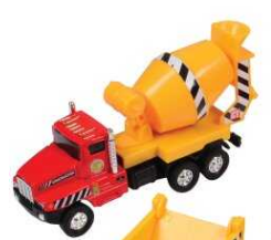 Die Cast Construction Truck - Pull Back Action