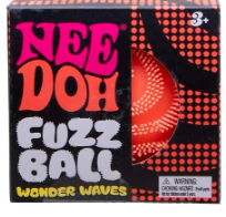 Schylling Official NeeDoh Fuzz Ball Wonder Waves