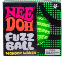 Schylling Official NeeDoh Fuzz Ball Wonder Waves