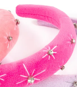Boutique Starburst Velvet Headband, Set of 3