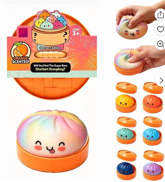 Crazy Fun RMS Mystery Squishy Dumpling Snowflake Edition - No Returns or Refunds