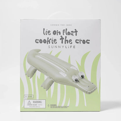 Cookie the Croc Lie-on Float Pool & Beach Toy