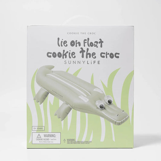 Cookie the Croc Lie-on Float Pool & Beach Toy