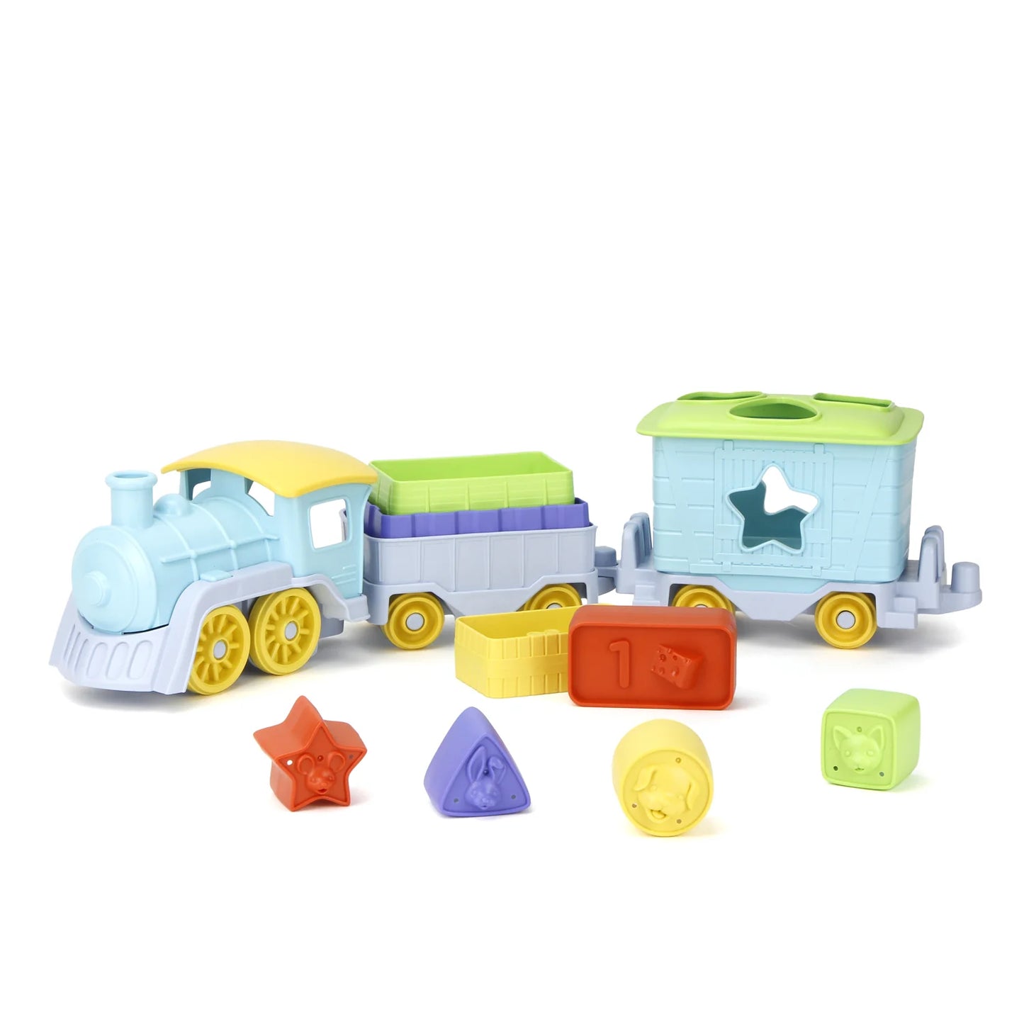 Green Toys Stack & Sort Train Set - Little Pickles Toy Store