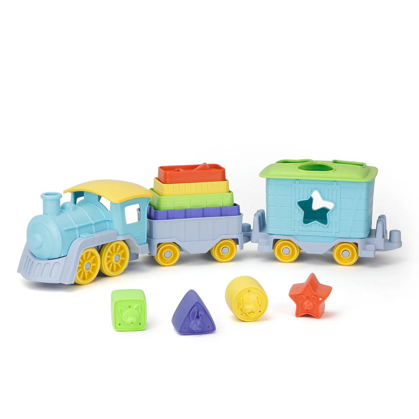 Green Toys Stack & Sort Train Set - Little Pickles Toy Store
