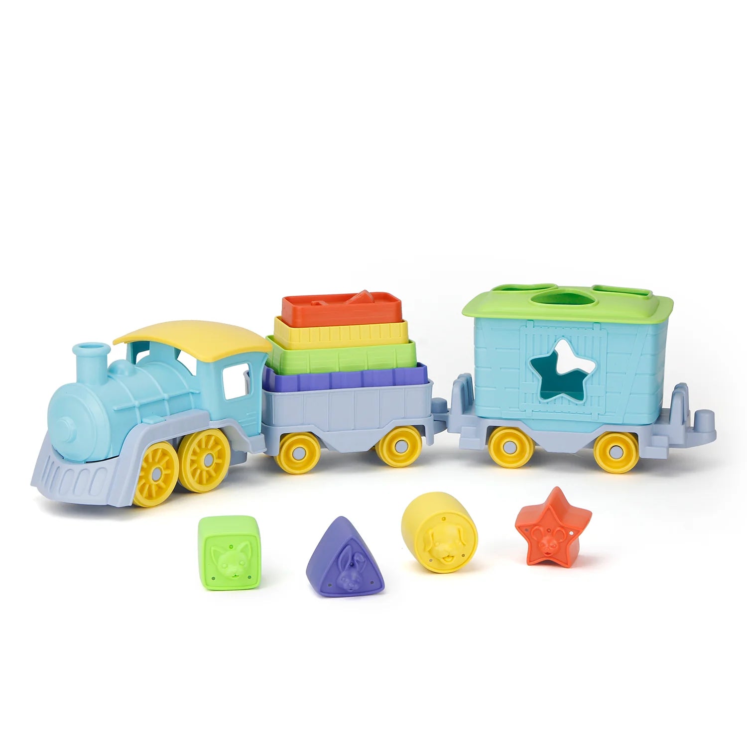 Green Toys Stack & Sort Train Set - Little Pickles Toy Store
