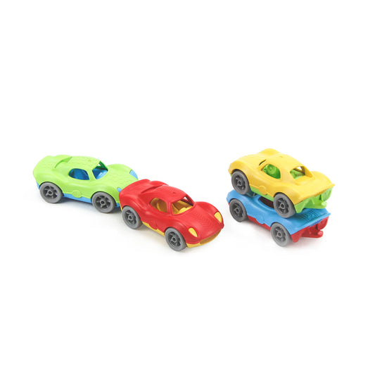 Good Toys Recycled Stack & Link Metal Racers - 4 Pack