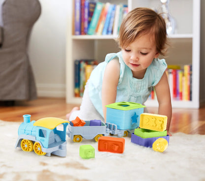 Green Toys Stack & Sort Train Set - Little Pickles Toy Store