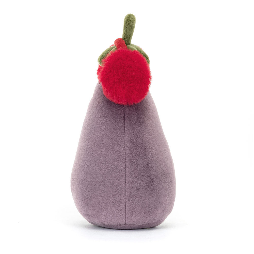 JellyCat Toastie Vivacious Red Eggplant