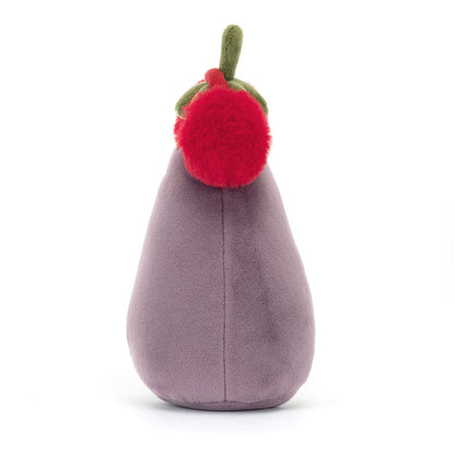 JellyCat Toastie Vivacious Red Eggplant - Little Pickles Toy Store