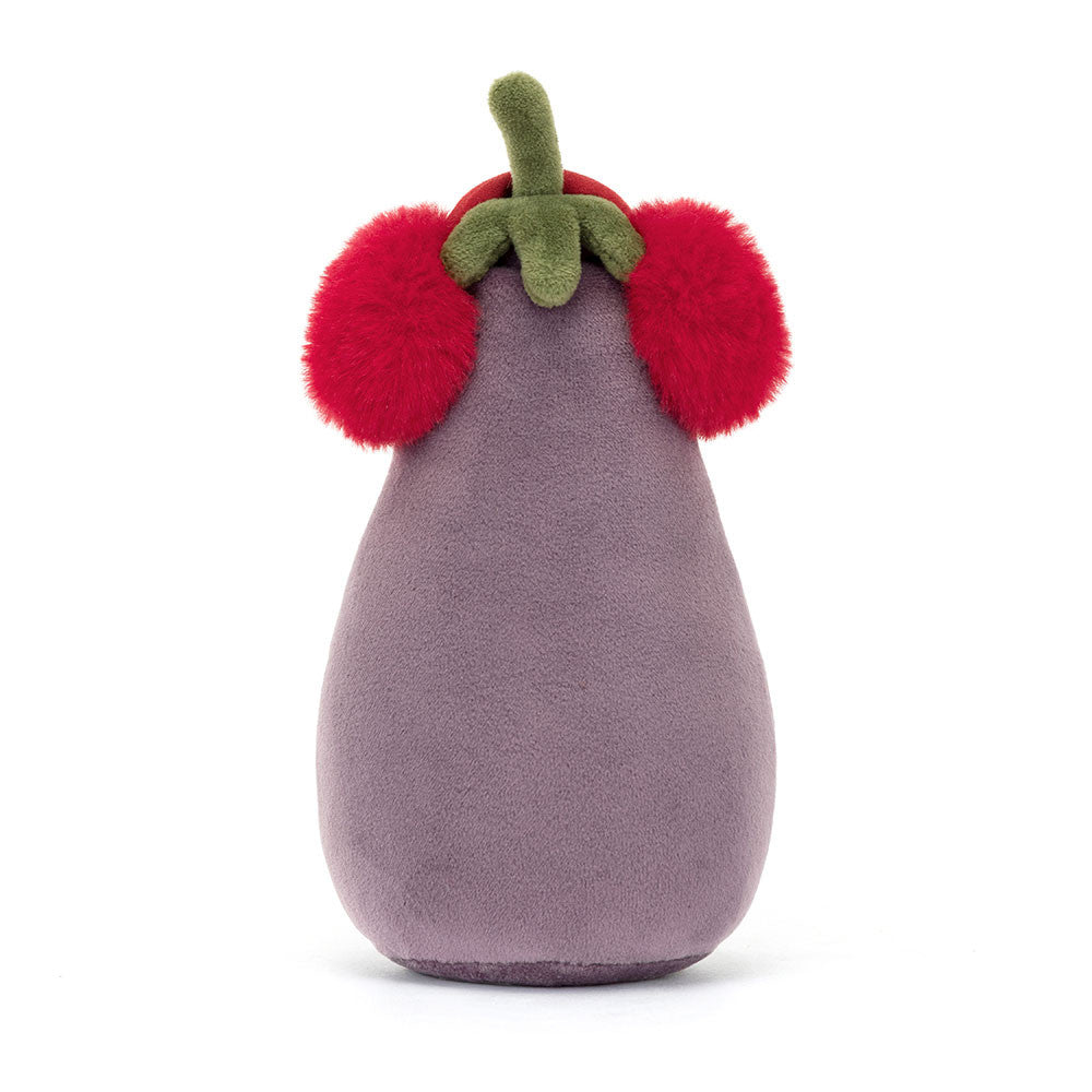 JellyCat Toastie Vivacious Red Eggplant