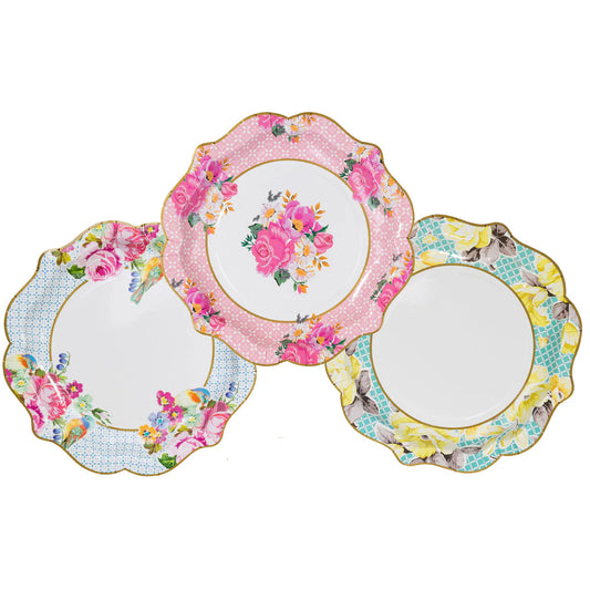 Floral Paper Plates