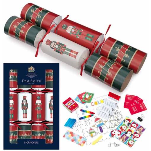 Nutcracker Family Christmas Crackers - Set of 8