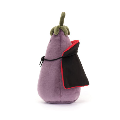 JellyCat Vivacious Eggplant Vampire - Little Pickles Toy Store