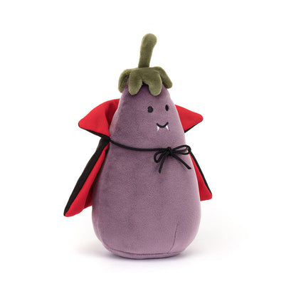 JellyCat Vivacious Eggplant Vampire - Little Pickles Toy Store