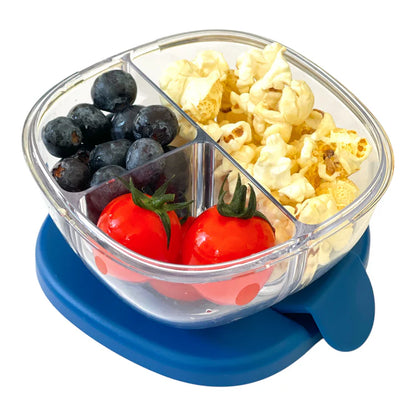 Leakproof Snack Bowl with 3 Compartment