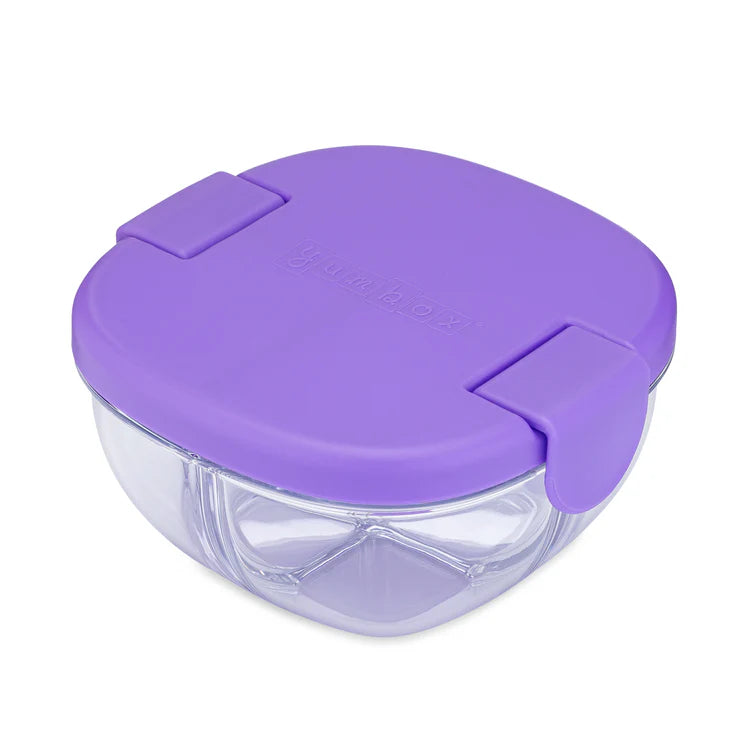 Leakproof Snack Bowl with 3 Compartment