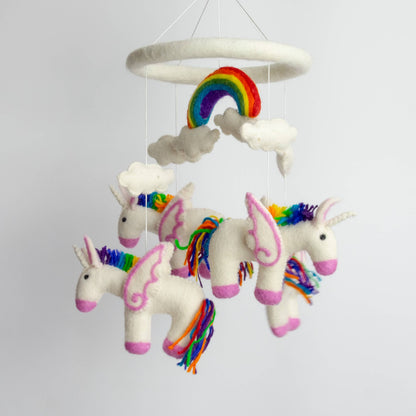 Mobile - Rainbow Unicorn - Little Pickles Toy Store