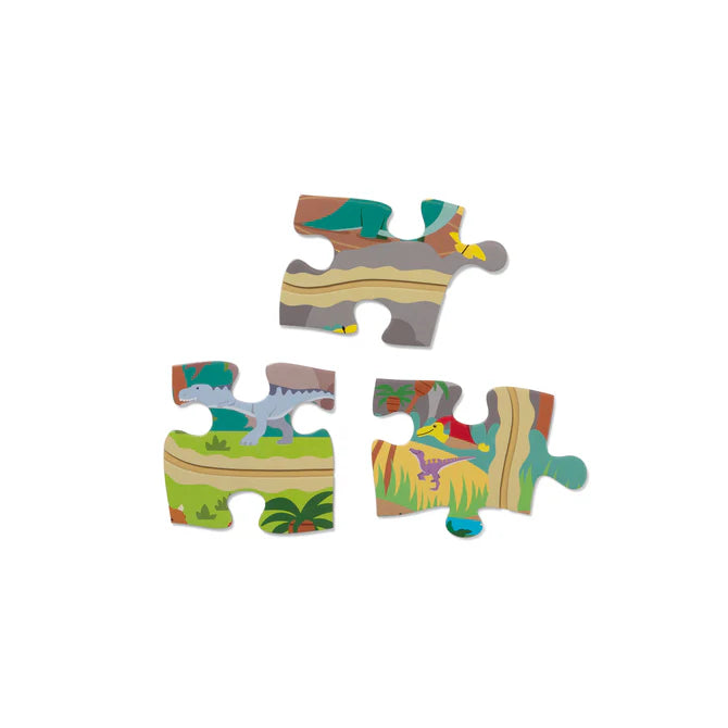 Tracks Floor Puzzle - Dinosaur Chase