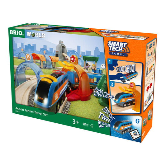 Brio Smart Tech Sound Action Tunnel Travel Set #33972