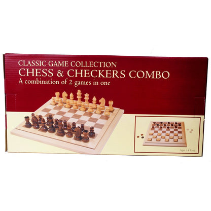 Folding Chess & Checkers Combo