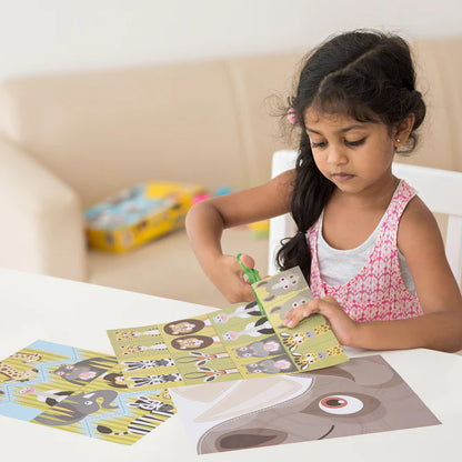 Scissor Skills Activity Pad - Safari