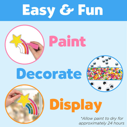 Rainbow Sprinkles Easy Sparkle Window Art - Little Pickles Toy Store